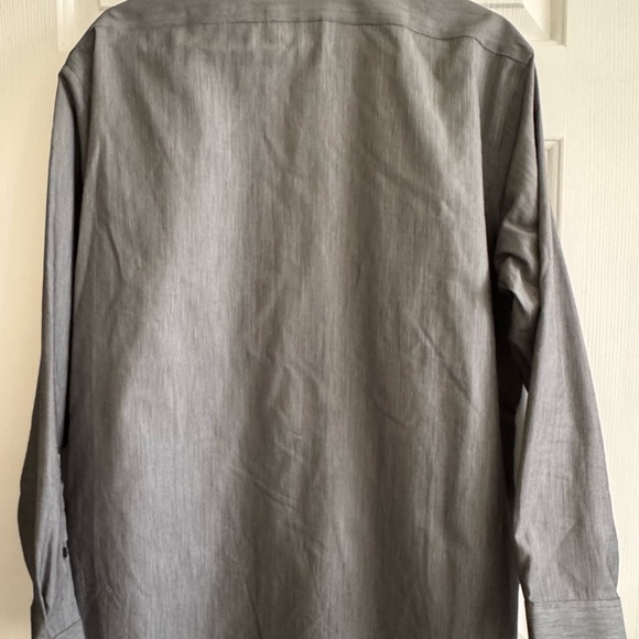 Calvin Klein Charcoal Striped Shirt - Picture 3 of 4